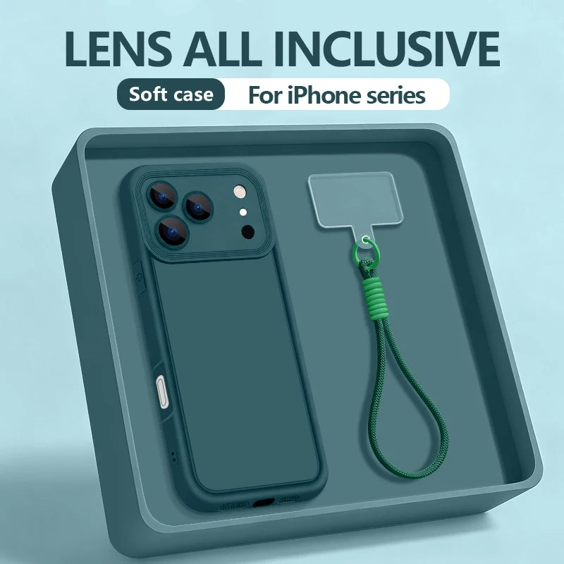 Coque TPU Antichoc avec Dragonne pour iPhone