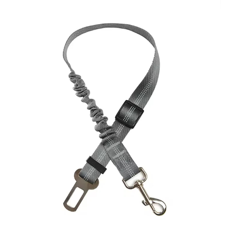 Laisse de Sécurité pour Chien – Ceinture Auto Élastique Anti‑Traction