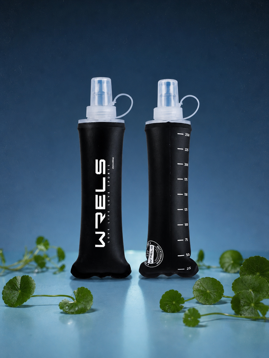 Gourde Pliable WRELS – TPU Ultraléger, Idéale Course