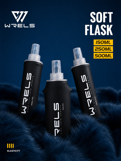 Gourde Pliable WRELS – TPU Ultraléger, Idéale Course