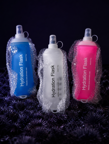 Gourde Pliable AXEN – 150 ml / 250 ml / 500 ml - TPU Souple & Ultra‑Légère