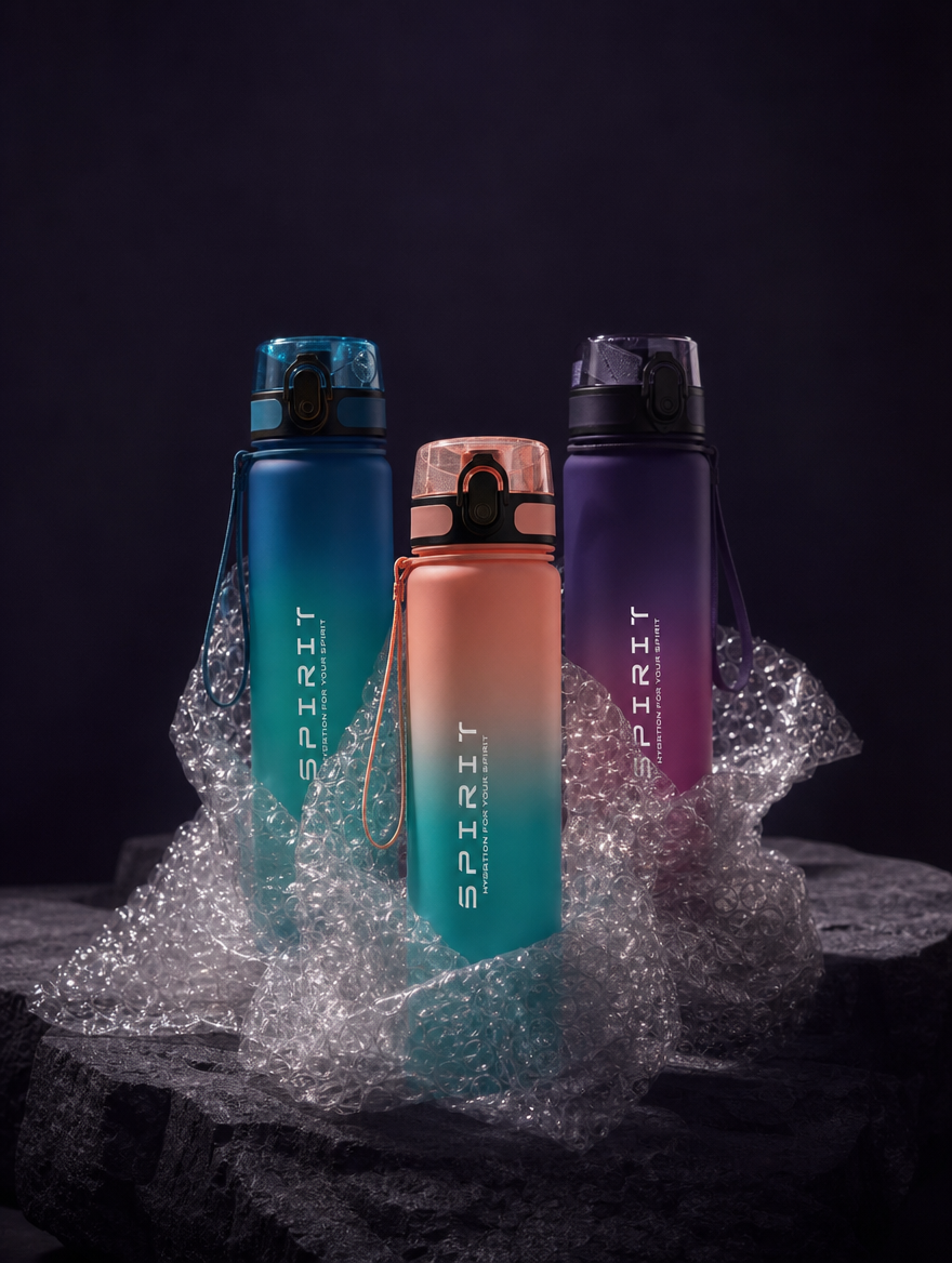 Gourde Sport 1L/ 750ML /650ML /500ML Légère et Robuste