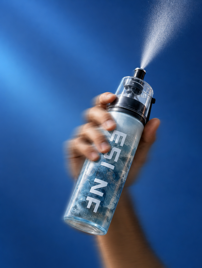 Gourde Brumisatrice 2‑en‑1 – 610 ml | Isotherme, Souple, légère et résistante rafraichissante & Étanche