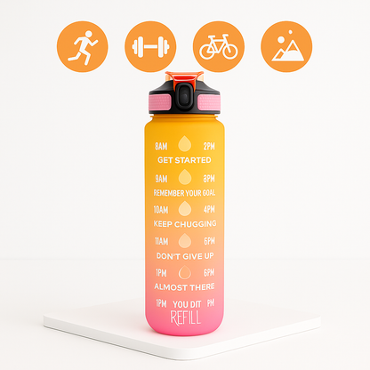 Gourde Isotherme 1L – Bouteille d’Eau Sport 18/8