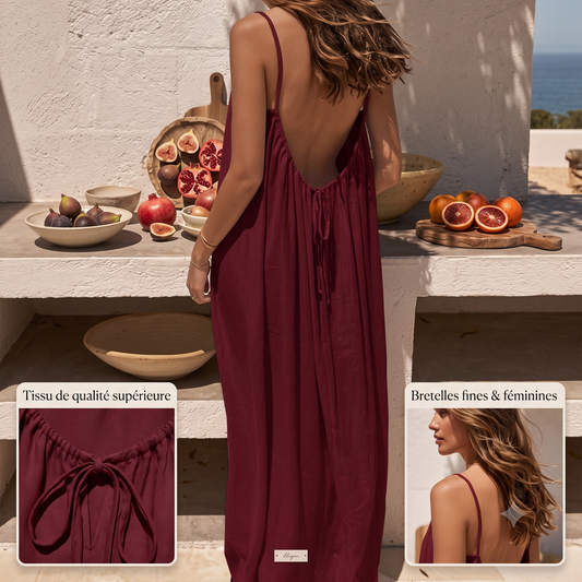 Robe Longue Sans Bretelles Femme