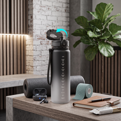 Gourde Sport 1L/ 750ML /650ML /500ML Légère et Robuste