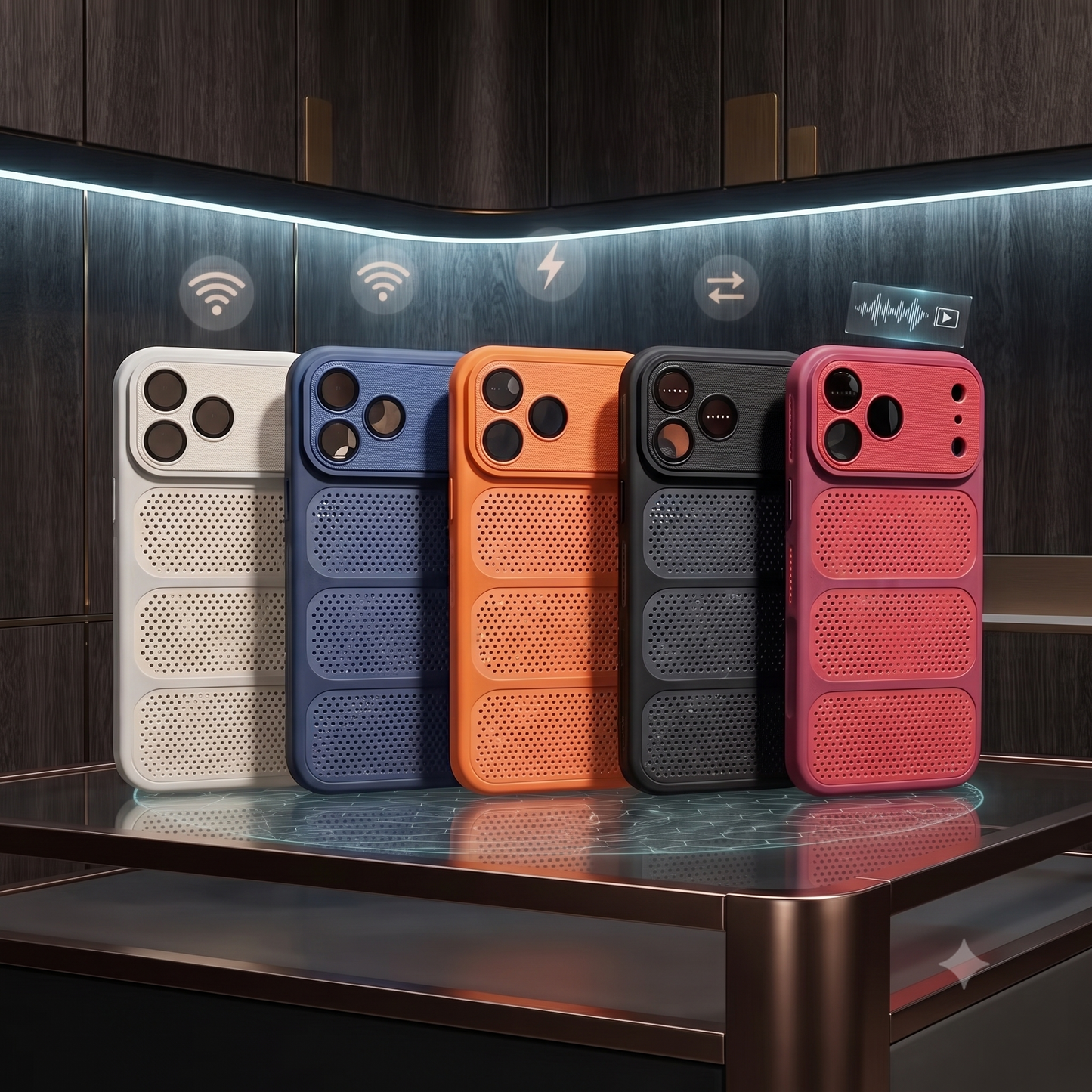 Coque Magnétique "Big Windows" – Antichoc & Dissipation Thermique