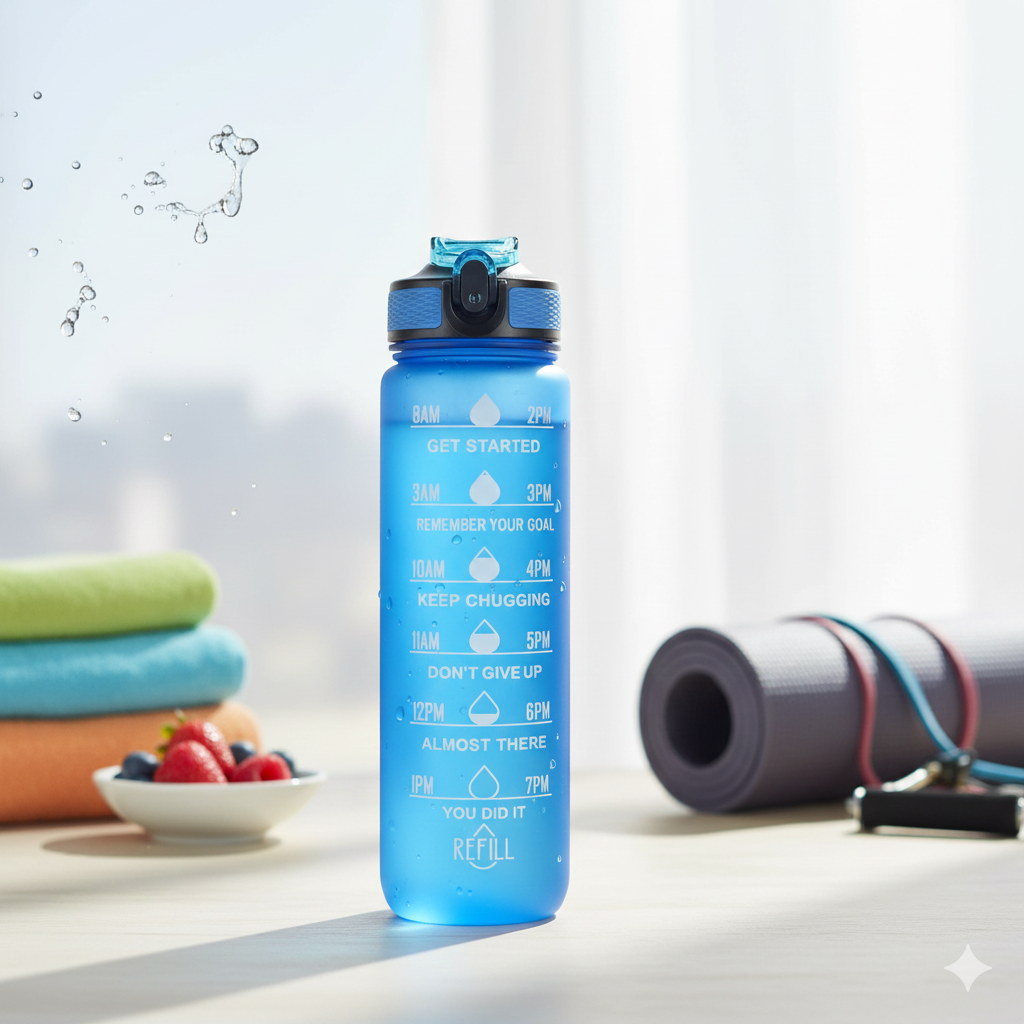 Gourde Isotherme 1L – Bouteille d’Eau Sport 18/8