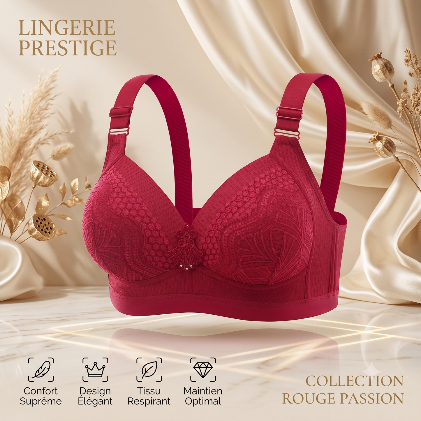 Soutien-Gorge Confort Maternité & Senior à Ouverture Frontale