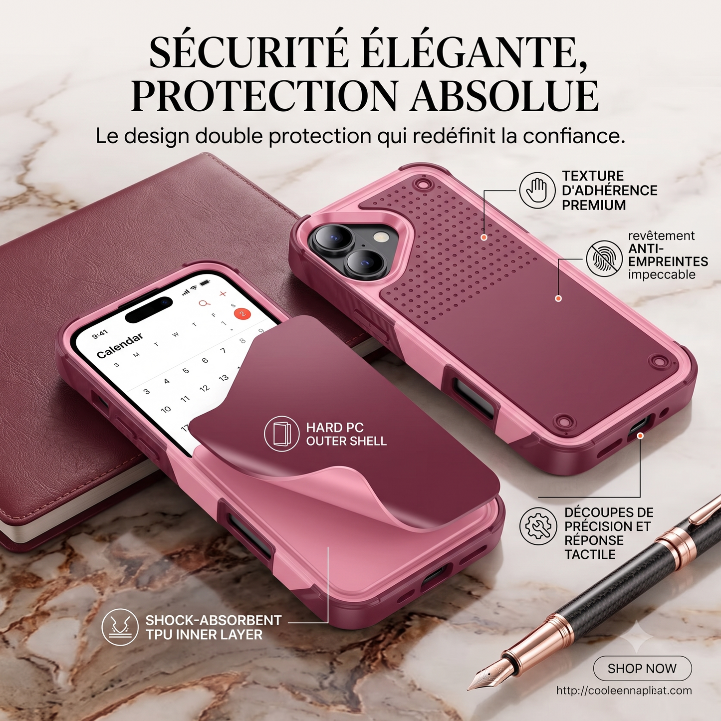 Coque de Protection Militaire Antichoc – Bouclier Extrême pour iPhone