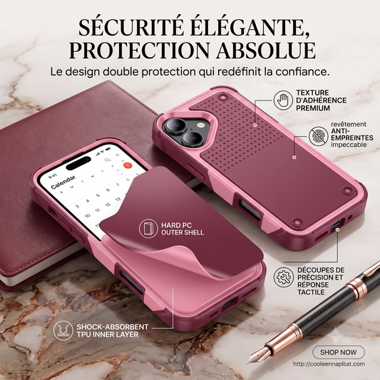 Coque de Protection Militaire Antichoc – Bouclier Extrême pour iPhone