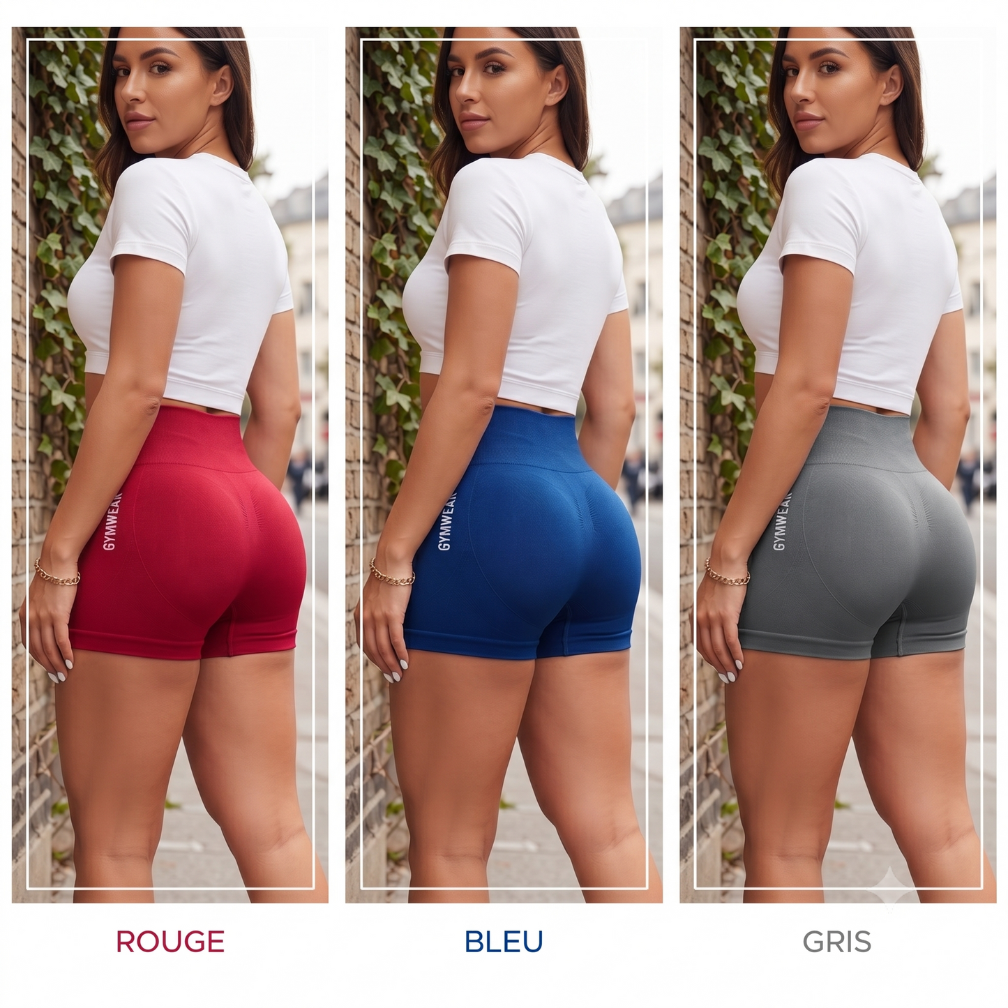 Short de Fitness Femme Taille Haute | Respirant, Gainant & Ultra Extensible