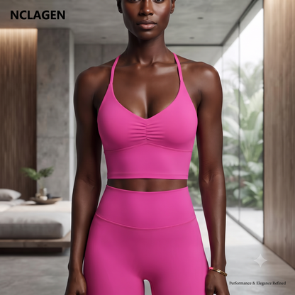 Débardeur de Sport Femme Sans Couture avec Soutien-Gorge Intégré