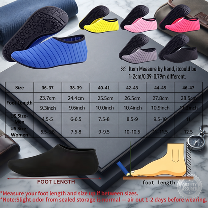 Chaussures d'Eau Antidérapantes Unisexes | Séchage Rapide Plage