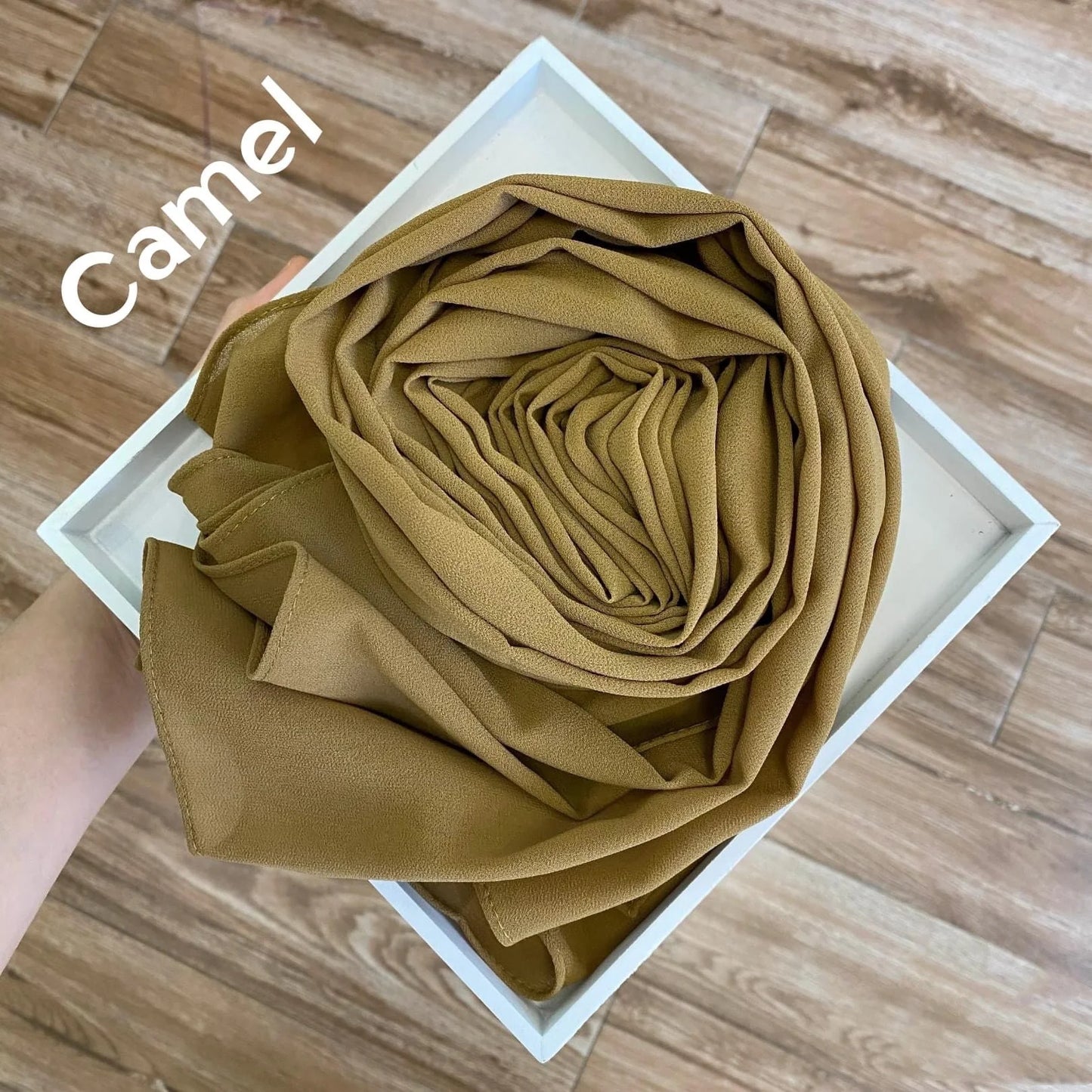 Foulard Mousseline Hijab uni pour Femme / Confort et Praticité