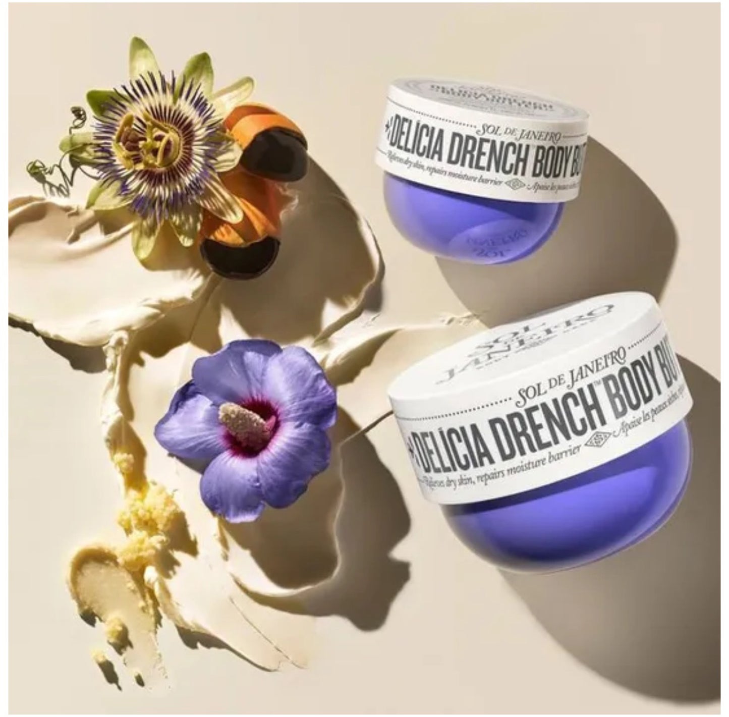 💜 DELICIA DRENCH BODY BUTTER – Hydratation & Réparation Intense 75 ml