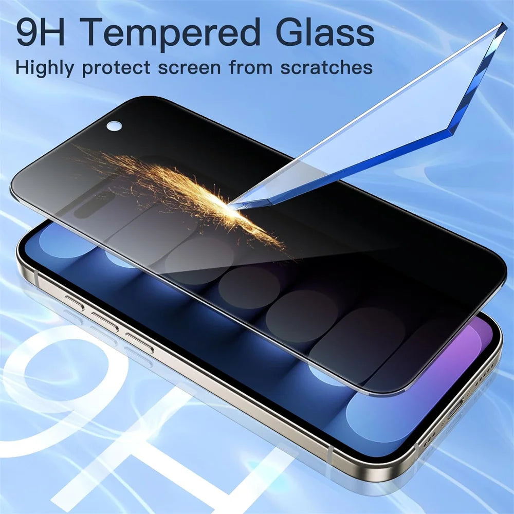 Verre Trempé Anti-Espion : Confidentialité Totale pour iPhone