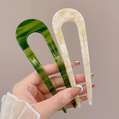 Pince à Cheveux Papillon Vintage en Acétate | Élégance et Confort
