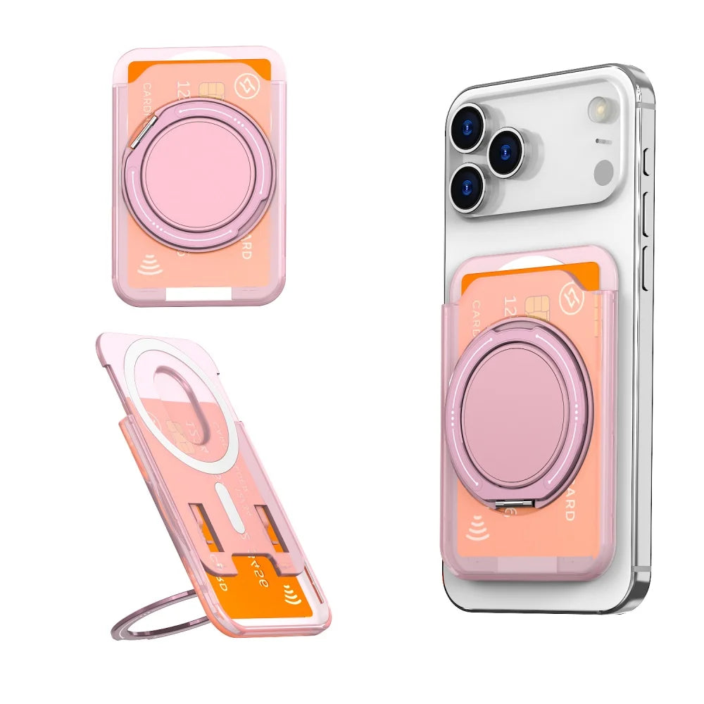 Étui Porte-Cartes Magnétique Compatible MagSafe