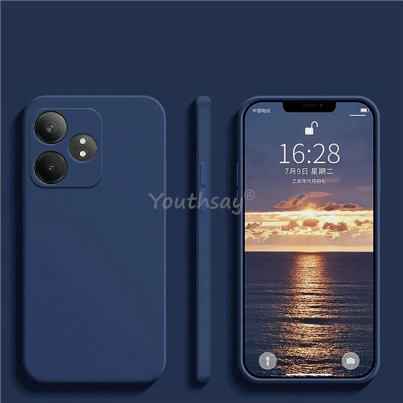 📱 Coque en Silicone Liquide TPU – Anti‑Chute pour Realme GT 6