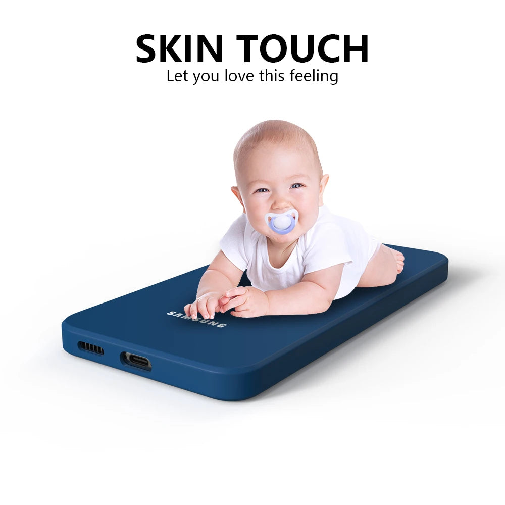 Coque en Silicone Liquide Premium pour Samsung Galaxy