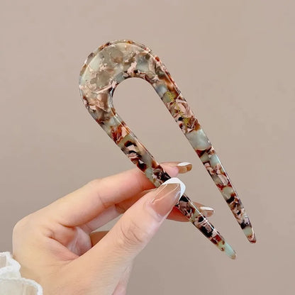 Pince à Cheveux Papillon Vintage en Acétate | Élégance et Confort