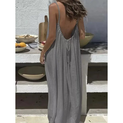 Robe Longue Sans Bretelles Femme