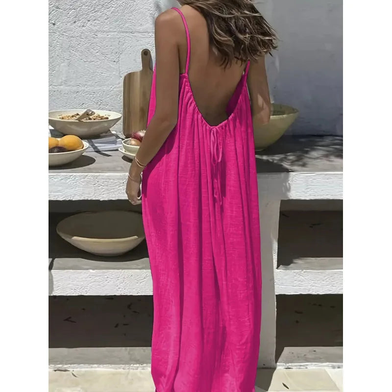 Robe Longue Sans Bretelles Femme