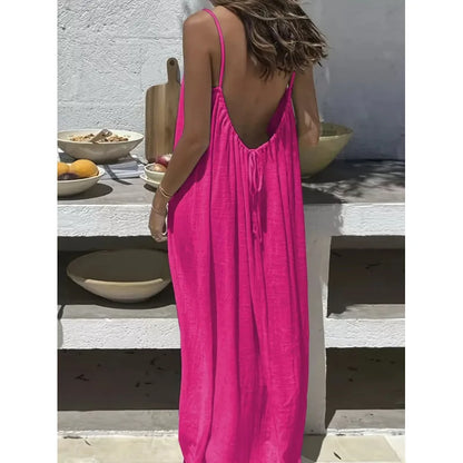 Robe Longue Sans Bretelles Femme