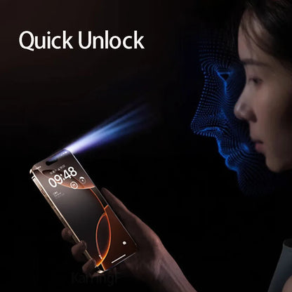 Verre Trempé Anti-Espion & confidentialité pour iPhone
