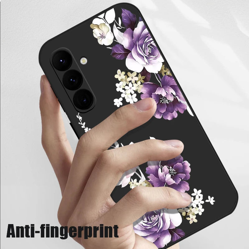 Coque Fleur de Pivoine Violette & Samsung Galaxy
