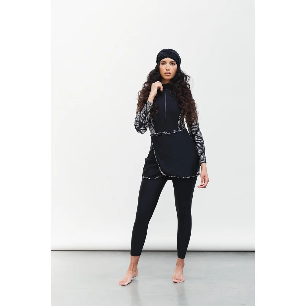 Burkini Modeste 3 Pièces — Maillot de Bain Couverture Totale