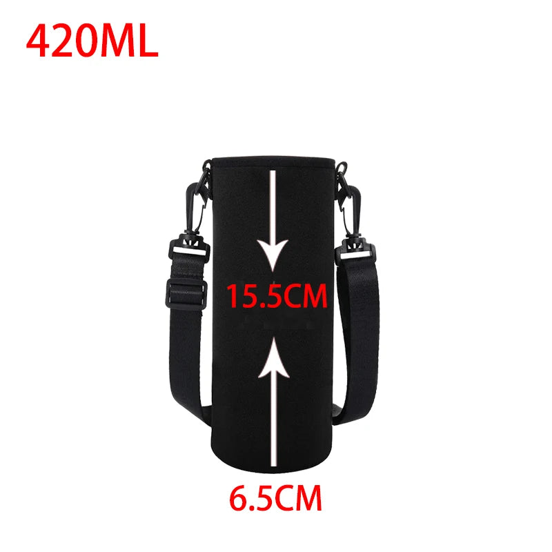 Housse Isolante en Néoprène pour Bouteille et Thermos – Sangle Réglable