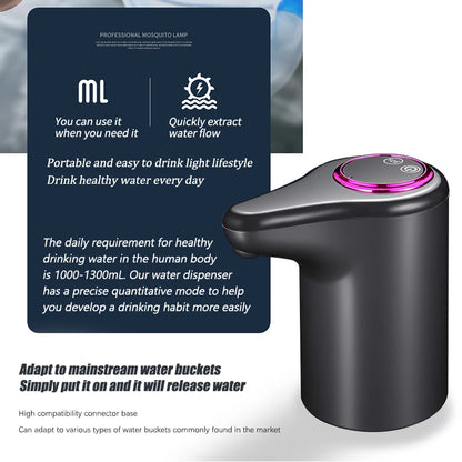 Pompe à Eau Électrique – Distributeur Automatique pour Seau | Recharge USB