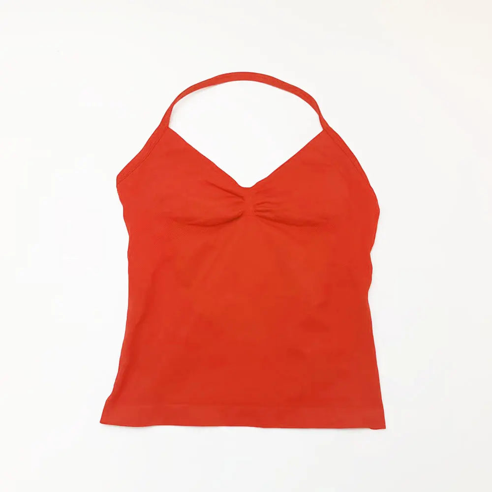 Débardeur de Sport Femme Sans Couture avec Soutien-Gorge Intégré