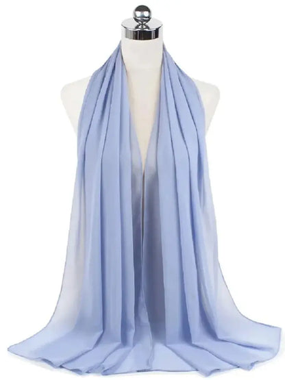 Foulard Mousseline Hijab uni pour Femme / Confort et Praticité