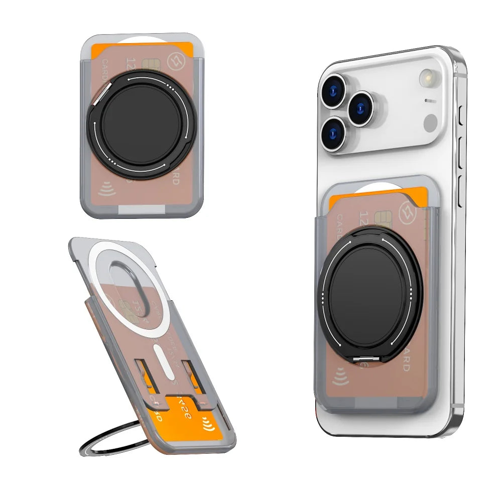 Étui Porte-Cartes Magnétique Compatible MagSafe
