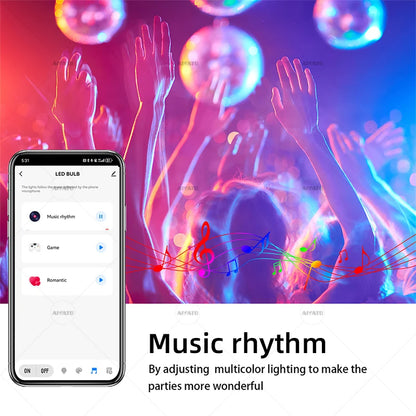 Ampoule LED Bluetooth Intelligente RGB 15W / 18W Compatible Smart Life