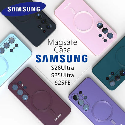 Coque en Silicone avec Technologie MagSafe & Samsung Galaxy