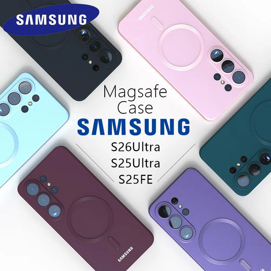 Coque en Silicone avec Technologie MagSafe & Samsung Galaxy