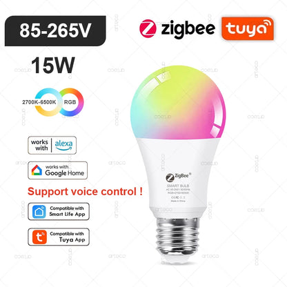 Ampoule LED Intelligente Wi-Fi & Bluetooth Compatible Alexa et Google