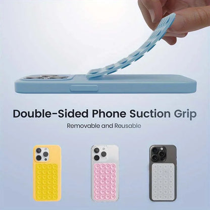 Support de Téléphone à Double Ventouse en Silicone