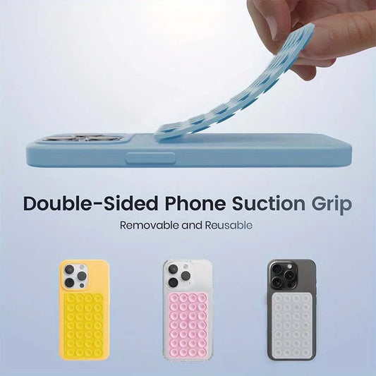 Support de Téléphone à Double Ventouse en Silicone