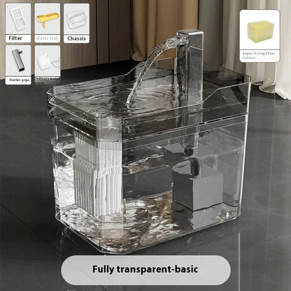 Gamelle Automatique avec Fontaine à Eau pour Chiens et Chats