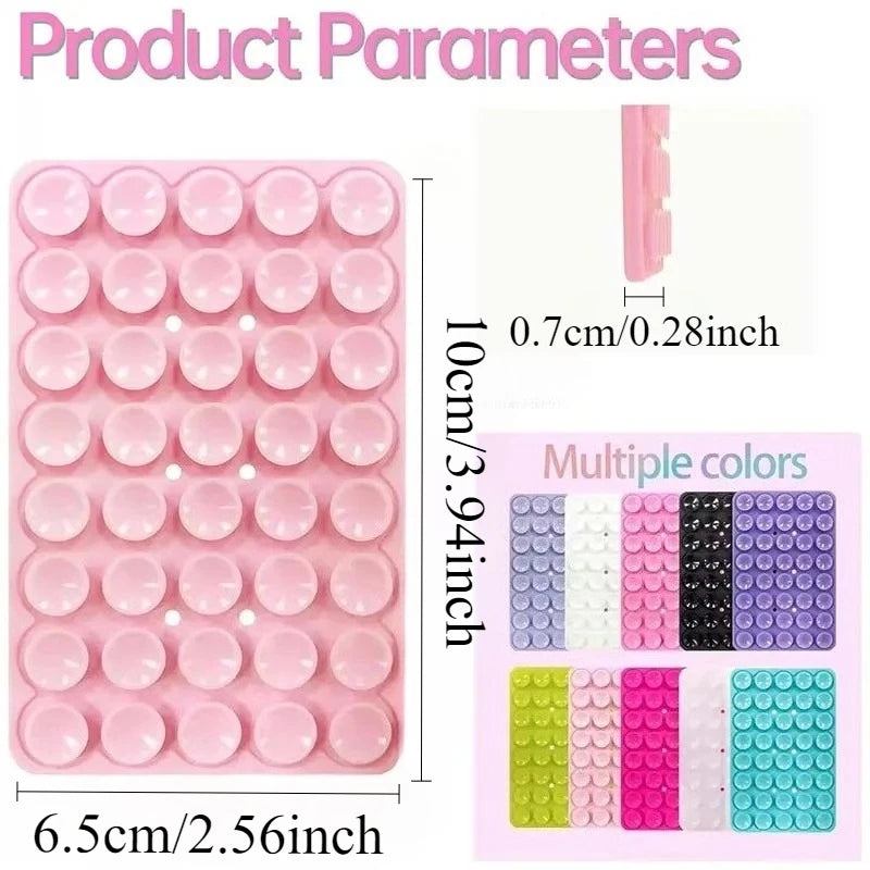 Support de Téléphone à Double Ventouse en Silicone