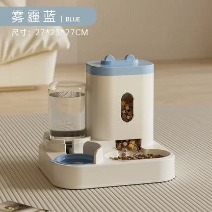 Gamelle Automatique avec Fontaine à Eau pour Chiens et Chats
