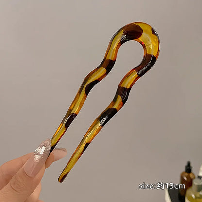 Pince à Cheveux Papillon Vintage en Acétate | Élégance et Confort
