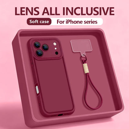 Coque TPU Antichoc avec Dragonne pour iPhone