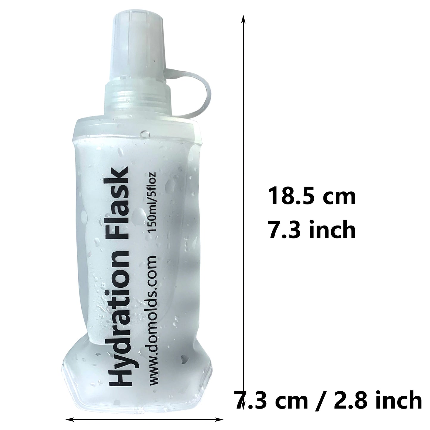 Gourde Pliable AXEN – 150 ml / 250 ml / 500 ml - TPU Souple & Ultra‑Légère