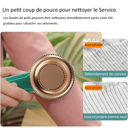 Rasoir Anti-Peluches Électrique Rechargeable